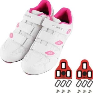 CyclingDeal Road Indoor Bike Women's Cycling Shoes with Look ARC Delta Peloton